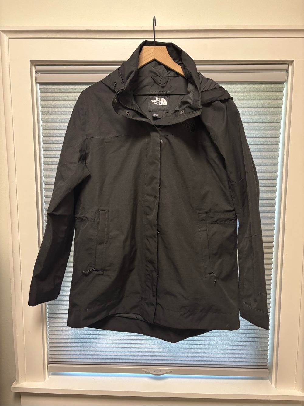 The North Face Women's Black Hooded Trench Coat
